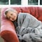 Bouncybands Soft Fleece Weighted 10lb Medium Sensory Blanket for Kids, 65in. x 45in. LPWB10GY - alternate 3